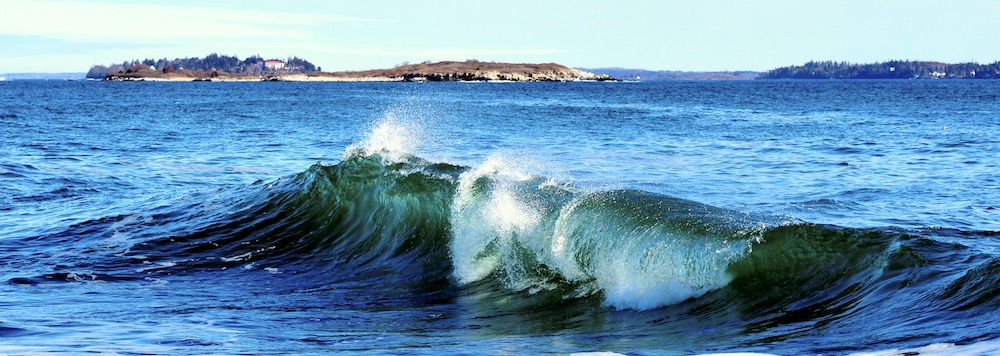 Looking toward Vail Island in Casco Bay